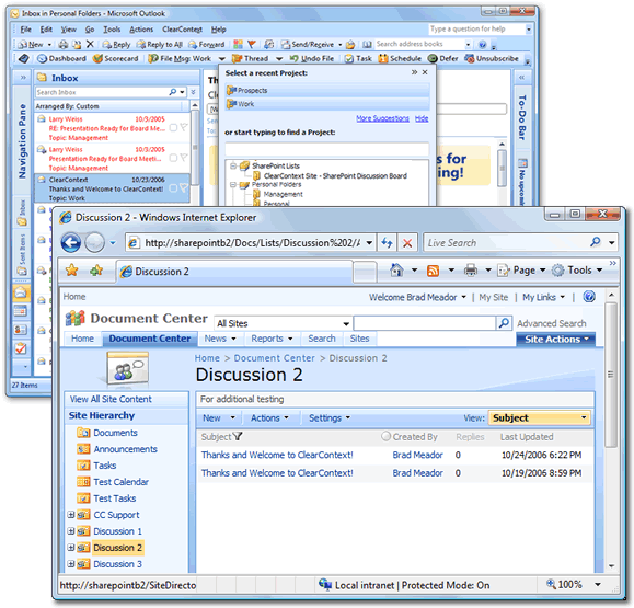 Automatically file email to Sharepoint, Public Folders and Secondary Mail Files