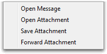 Attachment Explorer Actions